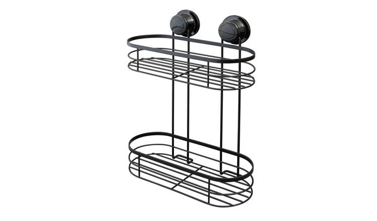 Suction shop shower caddy