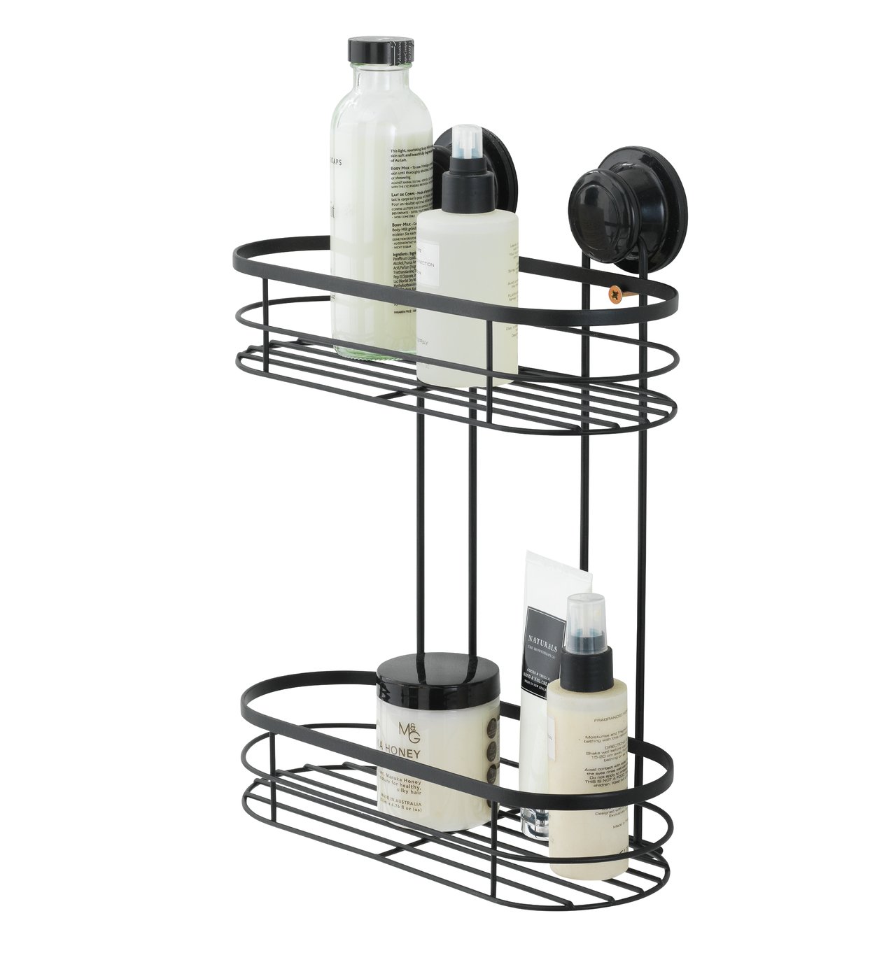 Argos Home Locking Suction Cup Wire 2 Tier Caddy Review