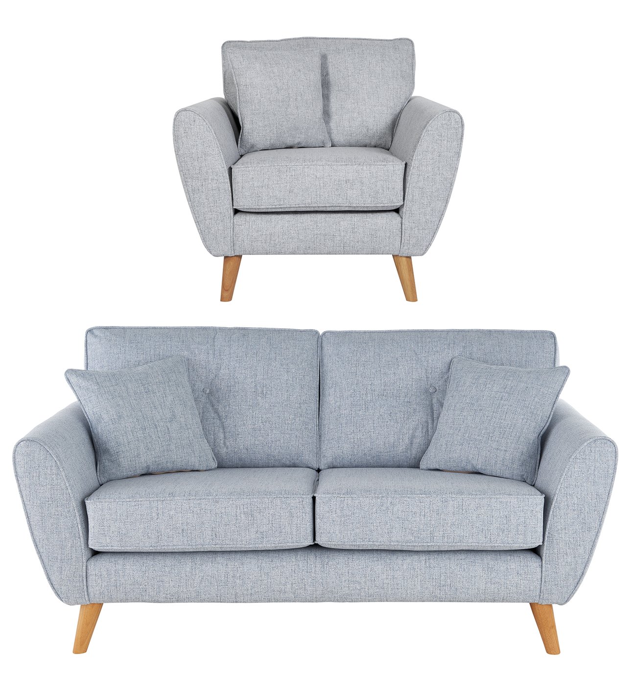 Argos Home Isla Fabric Chair & 2 Seater Sofa Review