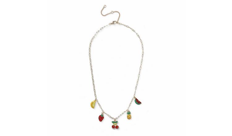 Flitzy Kids Fruit Charm Necklace