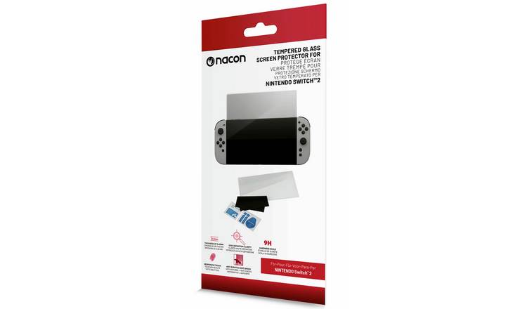 Nacon Tempered Glass Screen Protector For Nintendo Switch 2