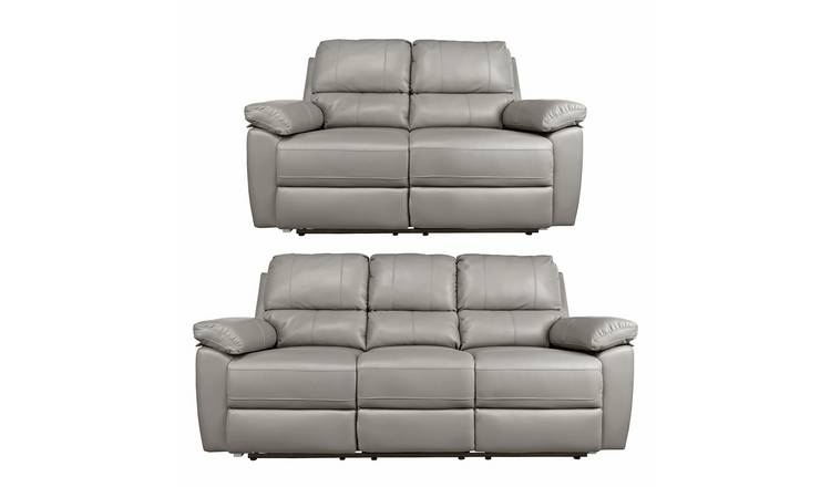Argos Home Toby 2 Seater & 3 Seater Recliner Sofa - Grey