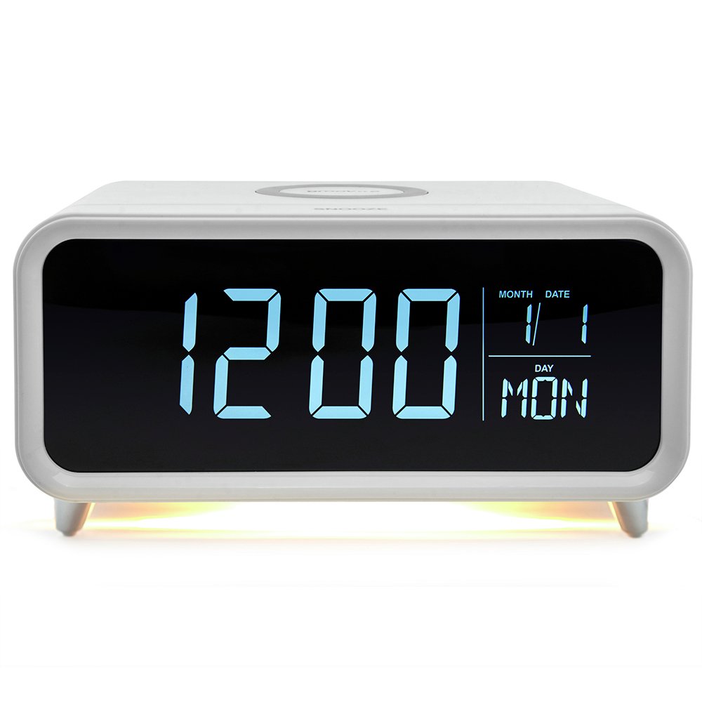 Groove Athena Alarm Clock with Wireless Charging Pad Reviews Updated