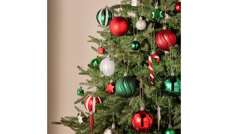 Argos Home Matt and Shiny Christmas Baubles - Pack of 100
