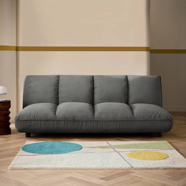 Habitat Bollo Fabric Clic Clac Sofa Bed - Charcoal 0