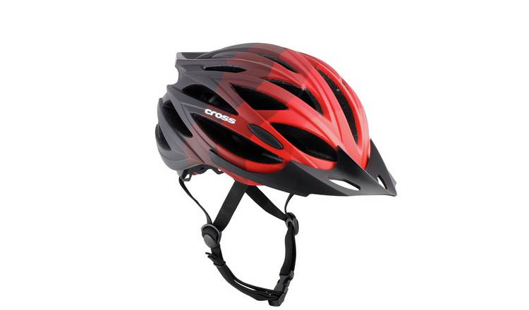 Red child bike store helmet