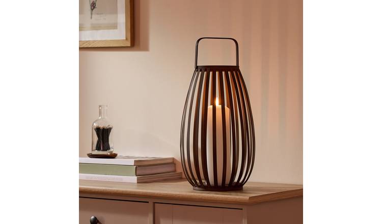 Argos Home Tall Bronze Lantern