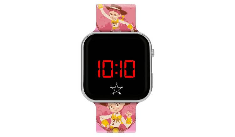 Toy Story Kids Jessie Silicone Strap LED Watch