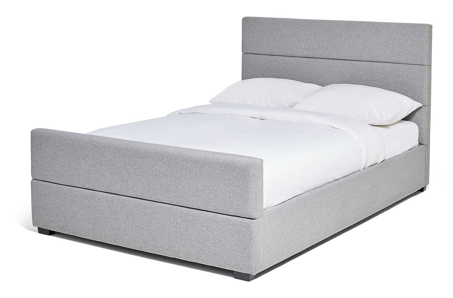 Argos Home Costa Fabric Single Ottoman Bed Frame - Grey