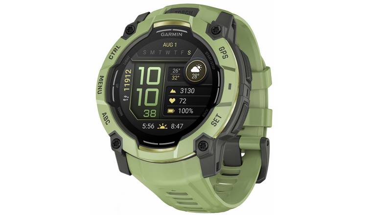 Garmin Instinct 3 50mm GPS Smart Watch - Fern Green