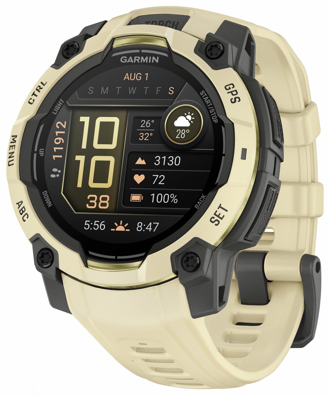 Garmin Instinct 3 45mm GPS Smart Watch - Citrine