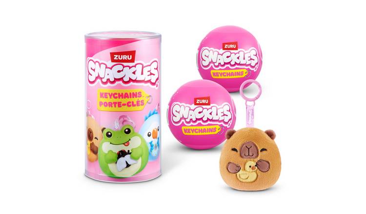 Snackles Keychains 3.5 Inches Plush - Pack of 2