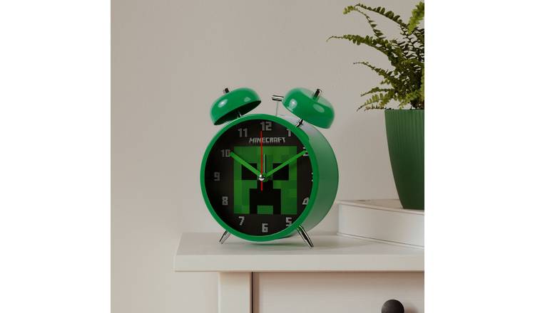 Minecraft Kids Alarm Clock - Green