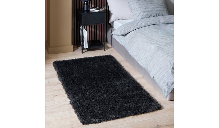 Argos Home Cosy Black Rug - 160x230cm