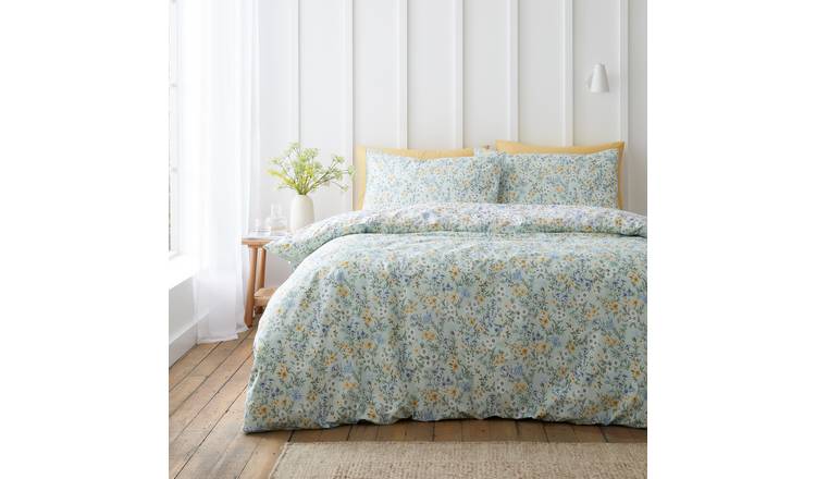 Bianca Cotton 200 TC Ditsy Floral Bedding Set - Double