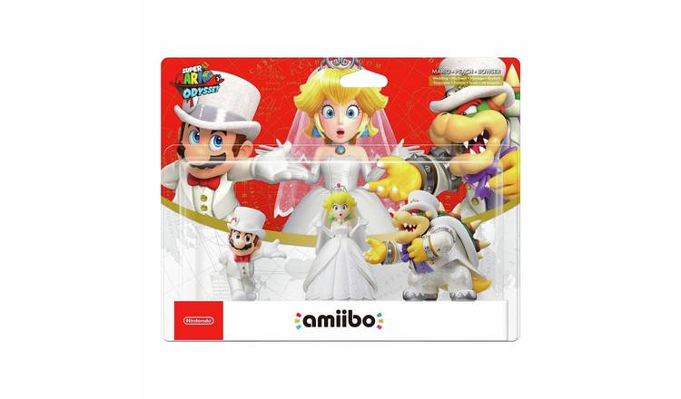 Nintendo Mario, Peach And Bowser amiibo Figure