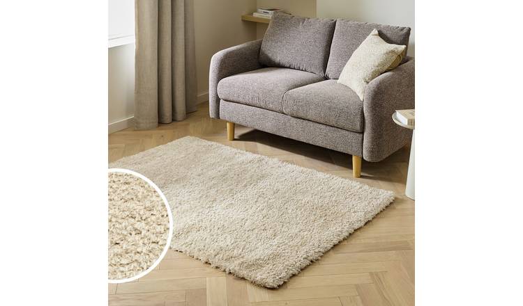 Argos Home Cosy Ivory Rug - 120x170cm