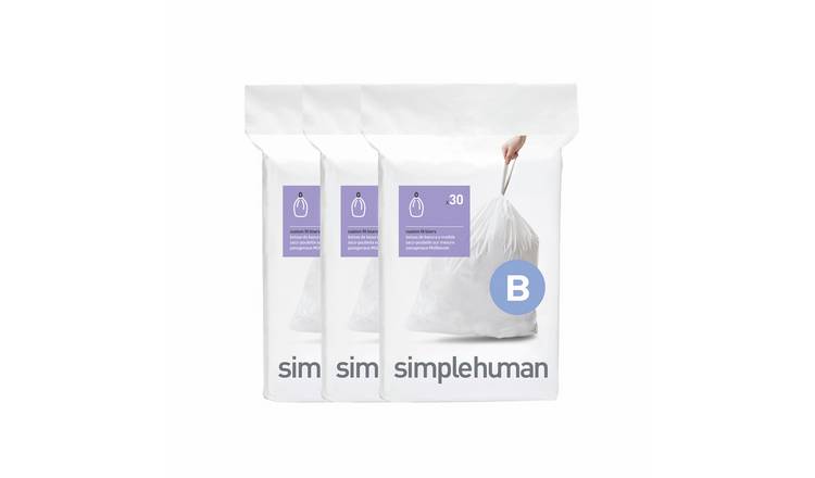 Simplehuman 6L Code B Bin Liners - Pack Of 90