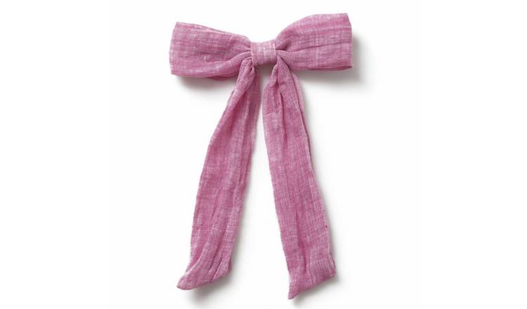 Flitzy Pink Bow Hair Clip