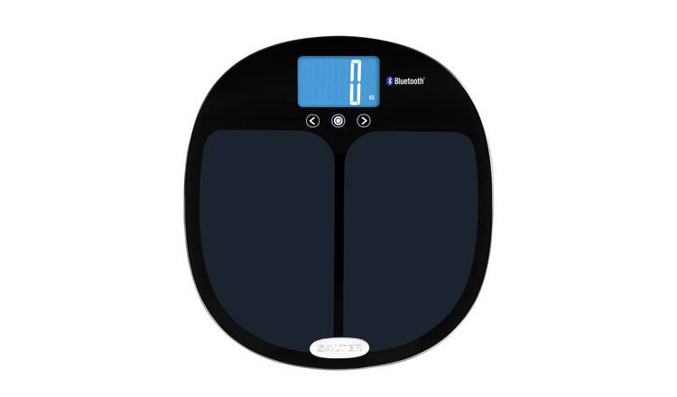Salter Bluetooth Smart Bathroom Scales - Black
