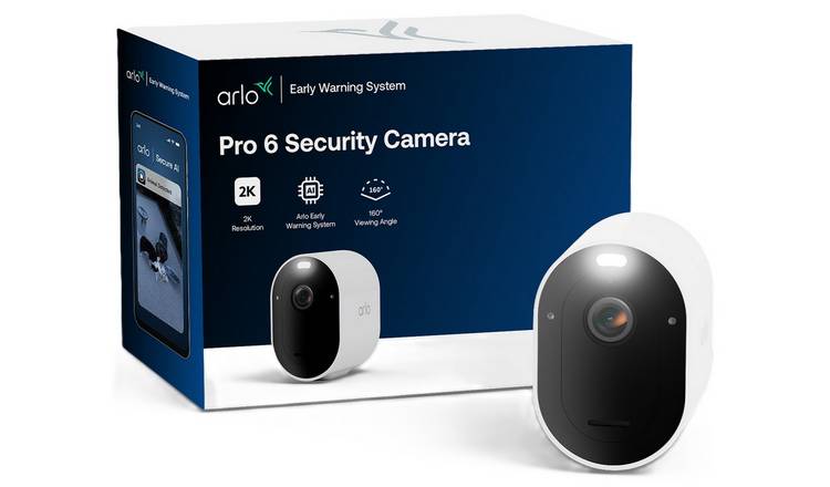 Arlo Pro 6 2K HDR Security Camera - Pack of 1