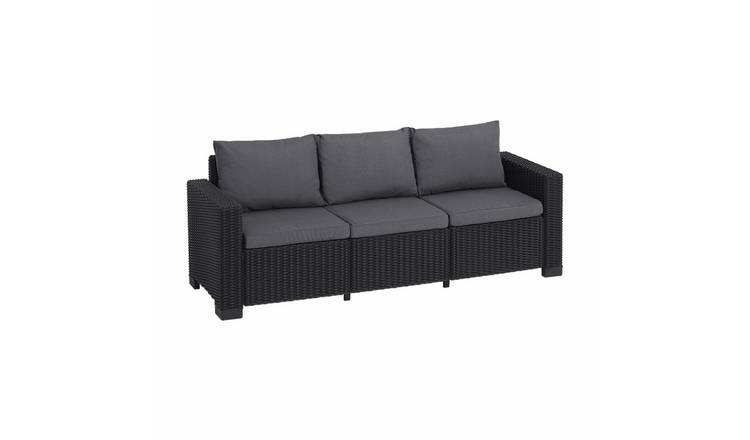 Keter California 3-Seat Mini Sofa - Graphite