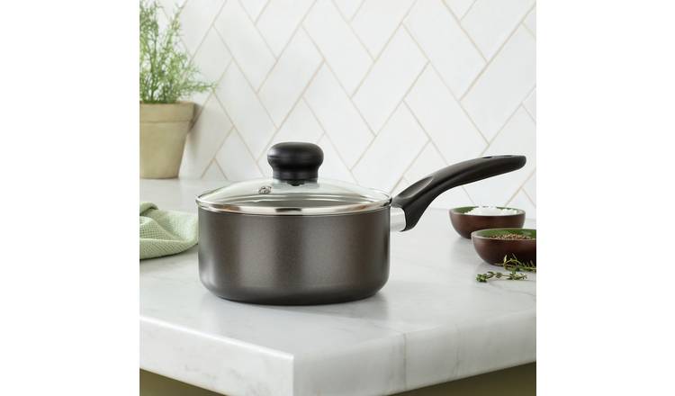 Argos Home 15cm Aluminium Saucepan