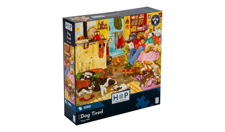 The House of Puzzles Dog Tired 1000 Piece Jigsaw Puzzle