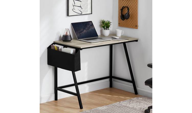 Vida Designs Brooklyn Small Computer Desk - Grey