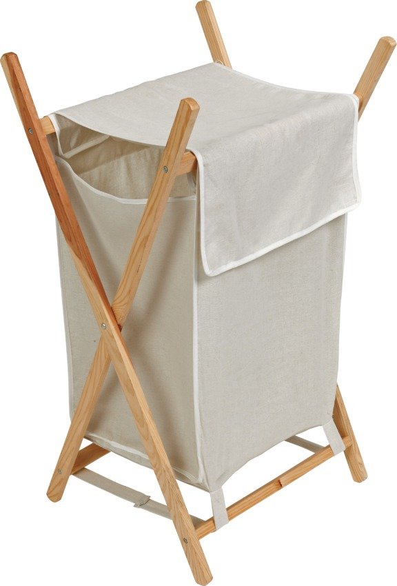 Argos Home 40 Litres Pine Laundry Basket - Natural