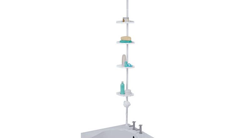 Buy Argos Home Steel Shower Organiser Pole White Shower