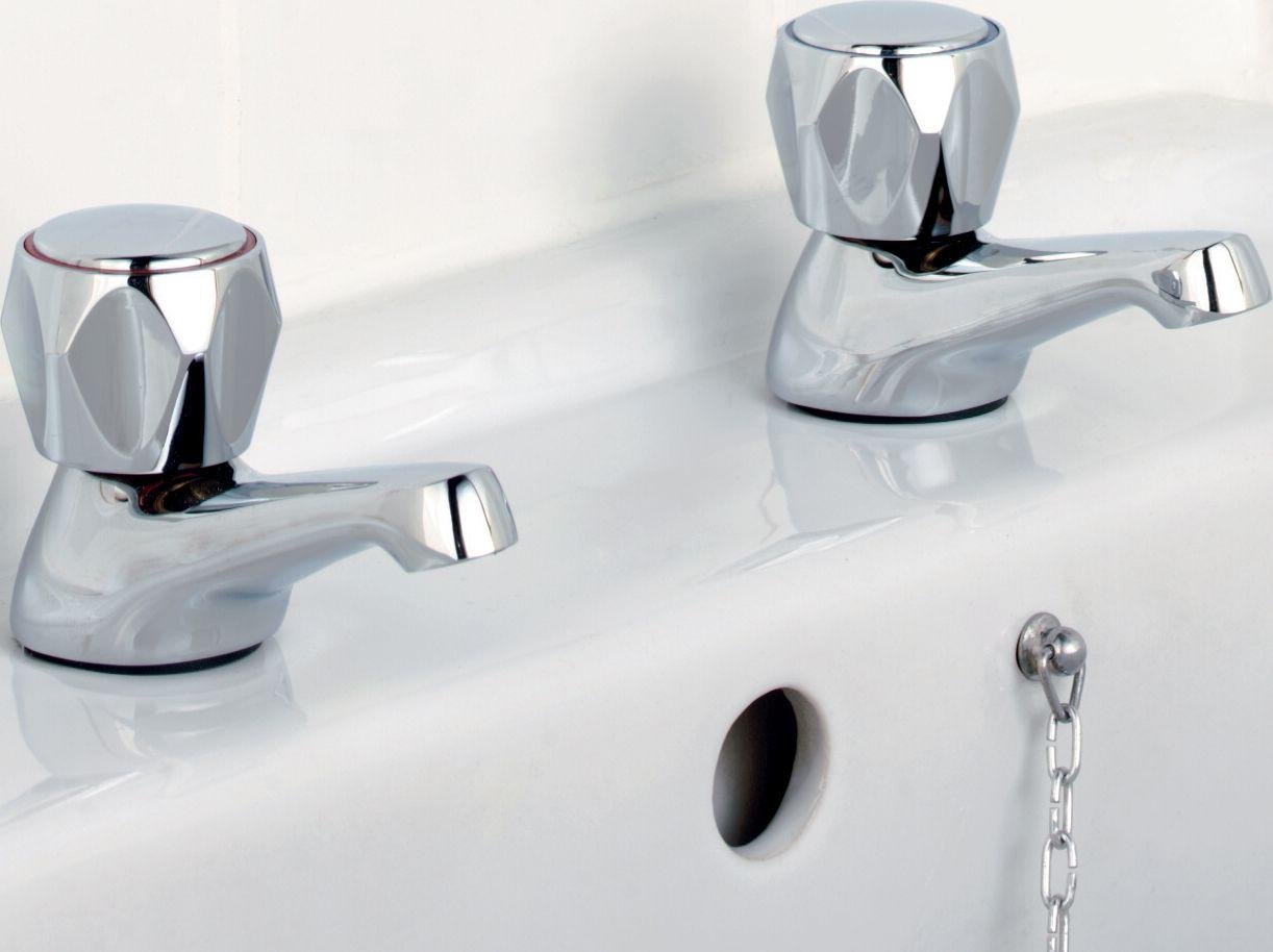 Argos Home Basin Taps - Chrome Plated