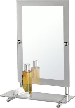 Argos Home Rect Frosted Edge Wall Mirror & Glass Shelf Review