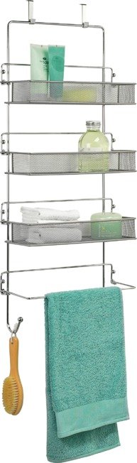 Argos Home 3 Tier Chrome Over Door Organiser