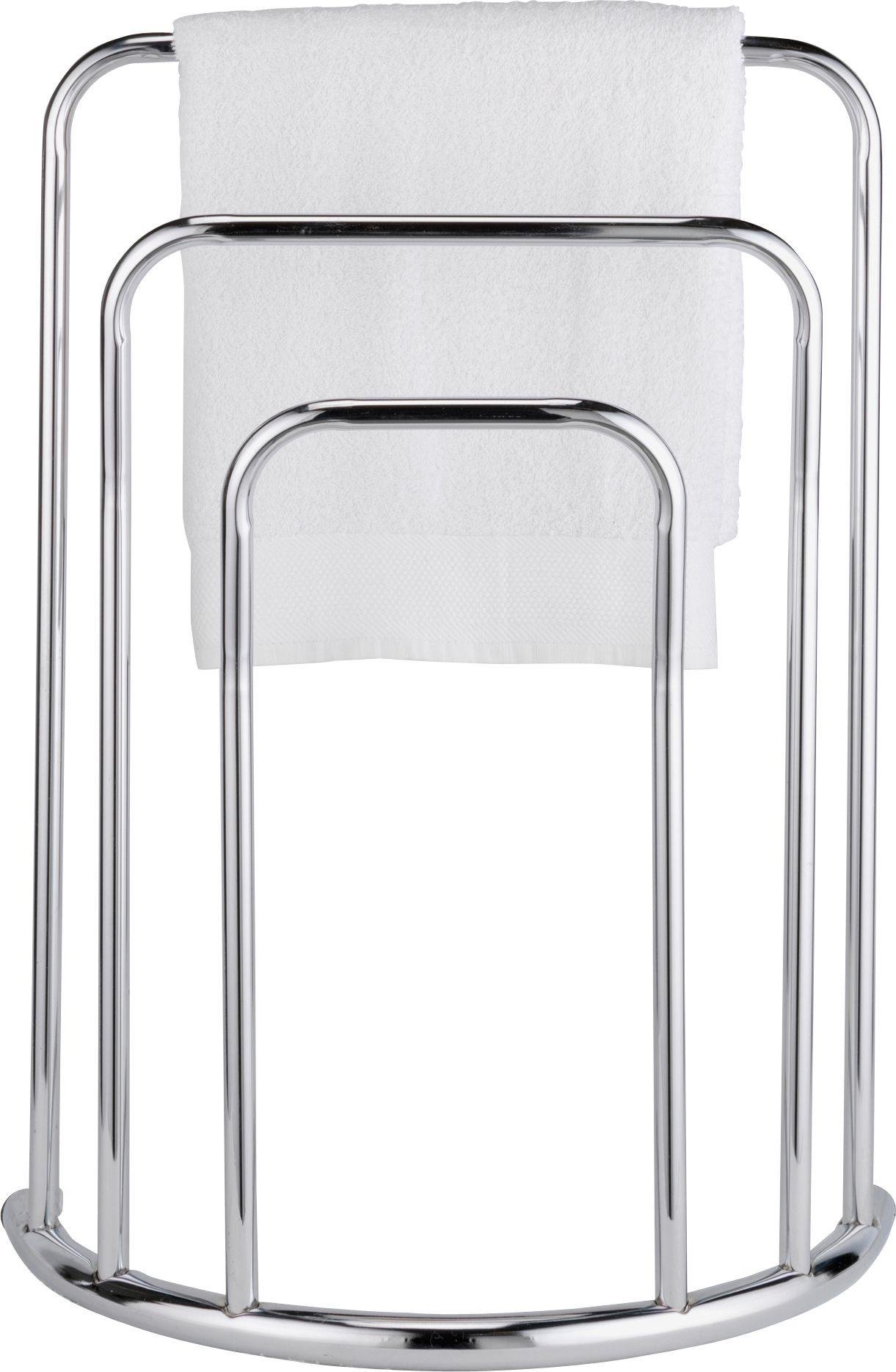 Argos Home 3 Bar Freestanding Curved Towel Rail Chrome Plate Reviews