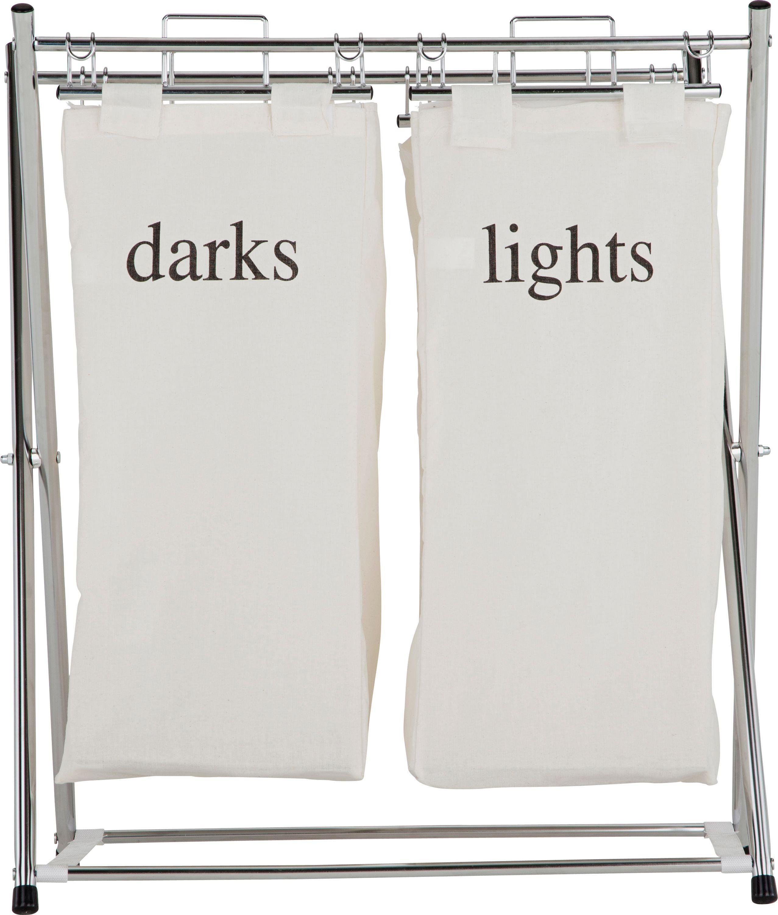 lights darks laundry hamper