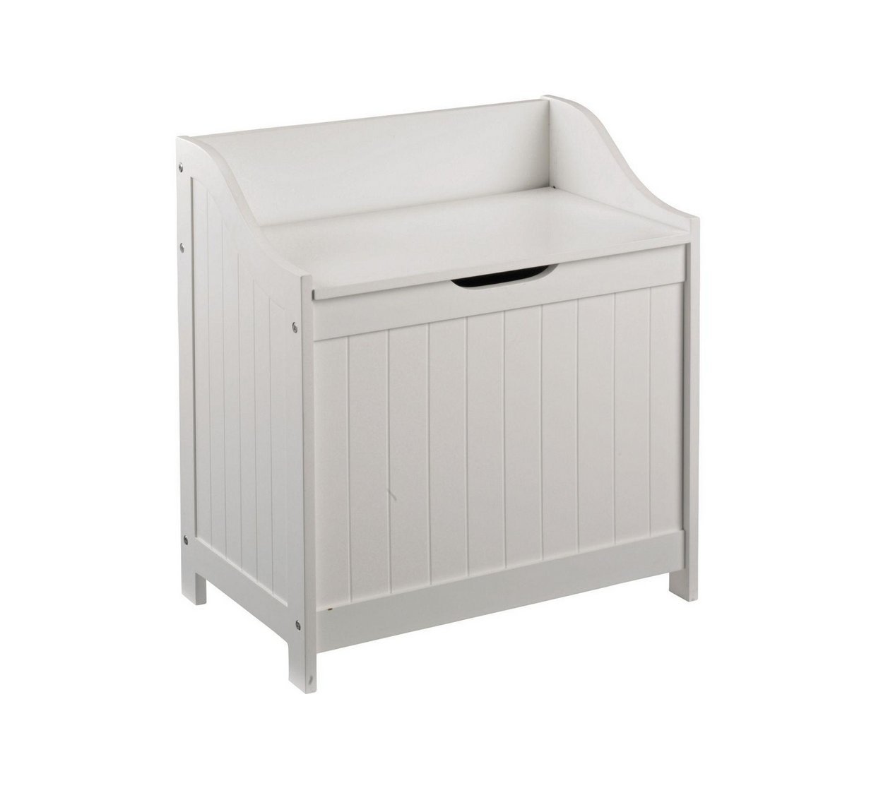 Argos Home 60 Litre Monks Bench Style Laundry Box - White