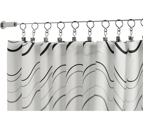 Buy Croydex Stainless Steel Shower Curtain Tension Cable at Argos.co.uk ...