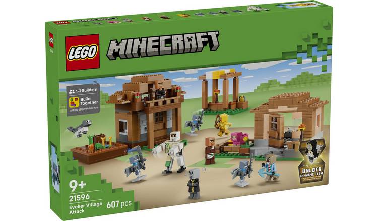LEGO Minecraft Evoker Village Attack Toy for Kids 21596 PREORDER