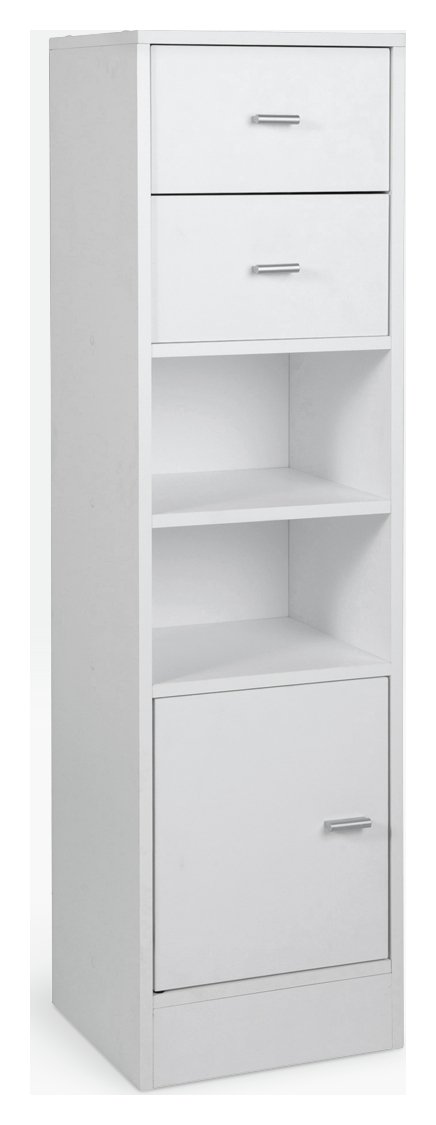 Argos Home 2 Drawer Medium Bathroom Storage Unit - White