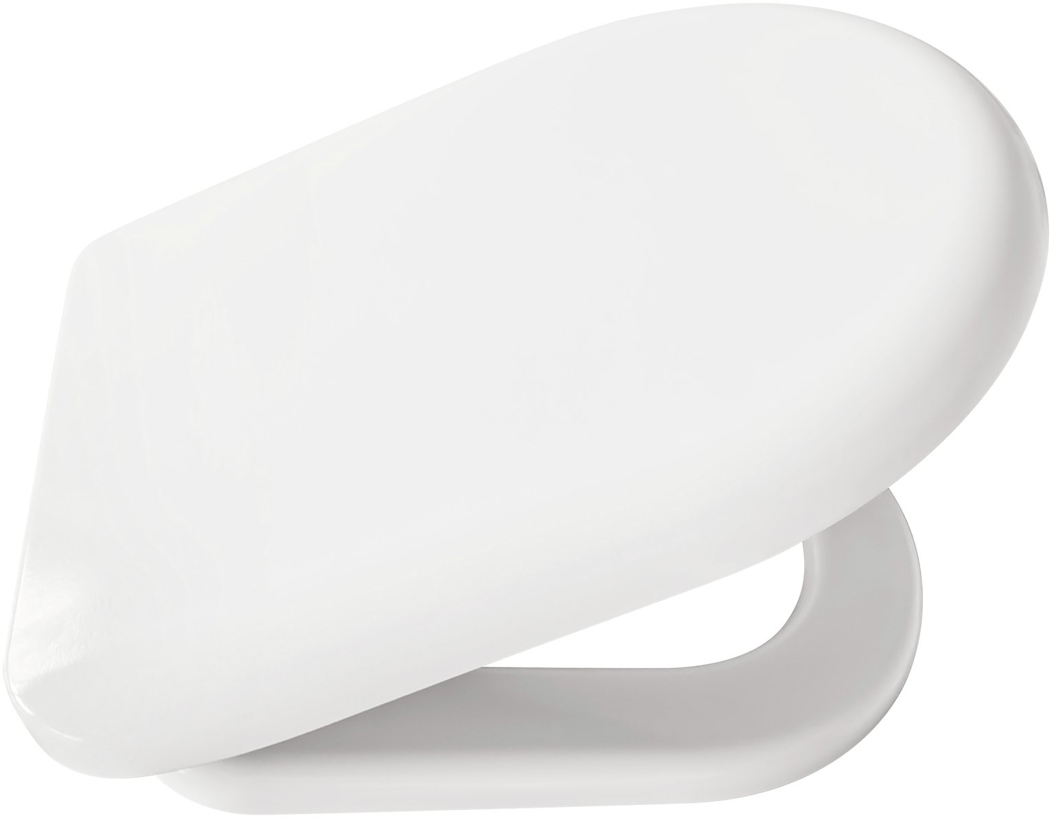 Argos Home Square Thermoplastic Slow Close Toilet Seat White Review