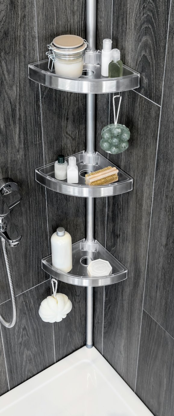 Argos Home Floor to Ceiling Aluminium Shower Organiser Pole review