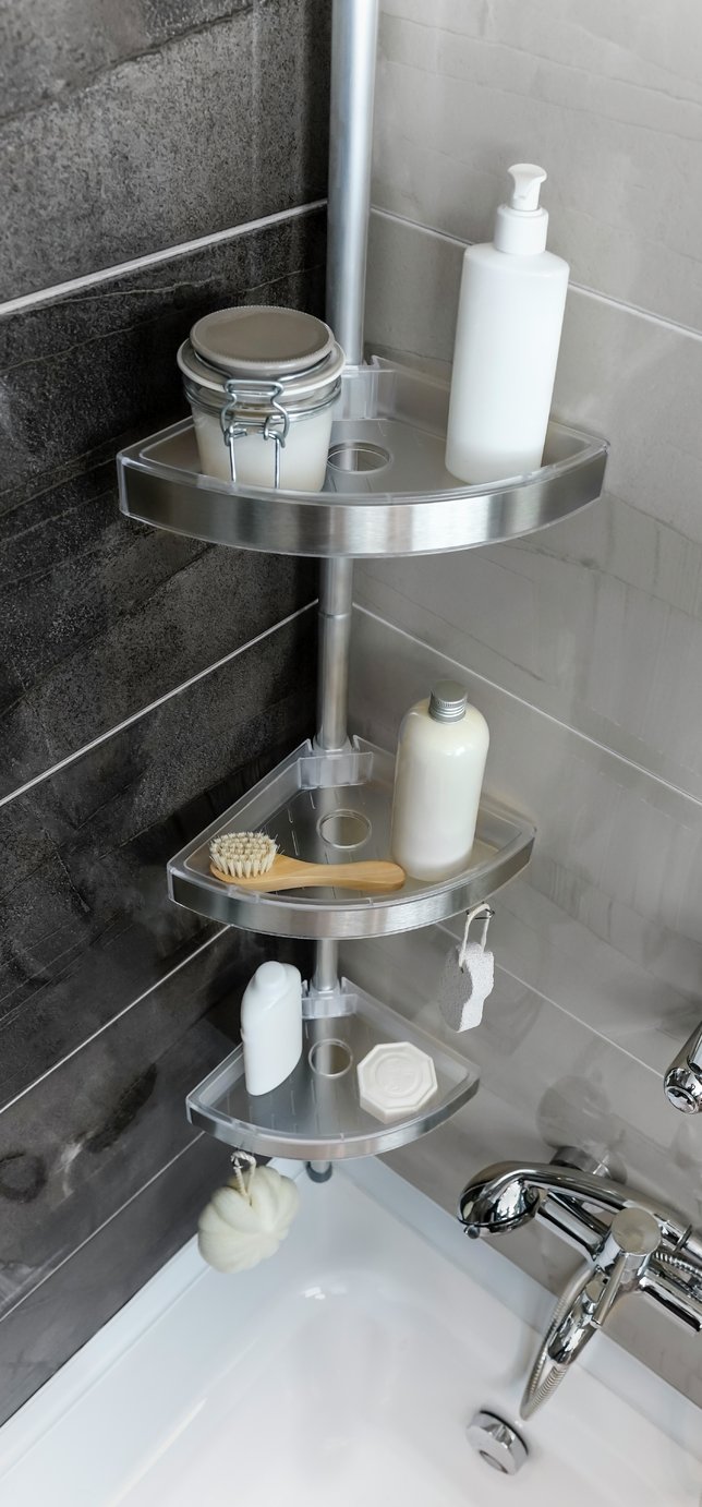 Argos Home Floor to Ceiling Aluminium Shower Organiser Pole Reviews