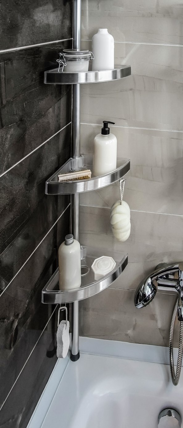 Argos Home Floor to Ceiling Aluminium Shower Organiser Pole Reviews