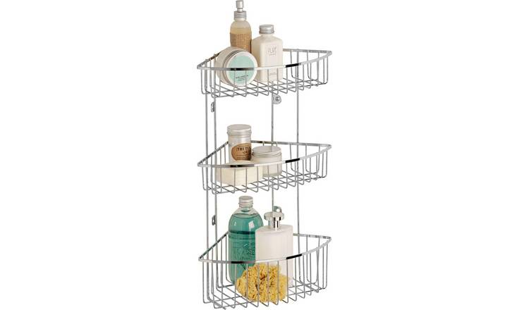 Buy Argos Home 3 Tier Wall Mounted Chrome Shower Caddy