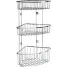Buy Argos Home 3 Tier Wall Mounted Chrome Shower Caddy