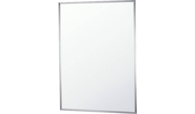 Buy Argos Home Rectangular Bevelled Bathroom Mirror Silver Mirrors Argos