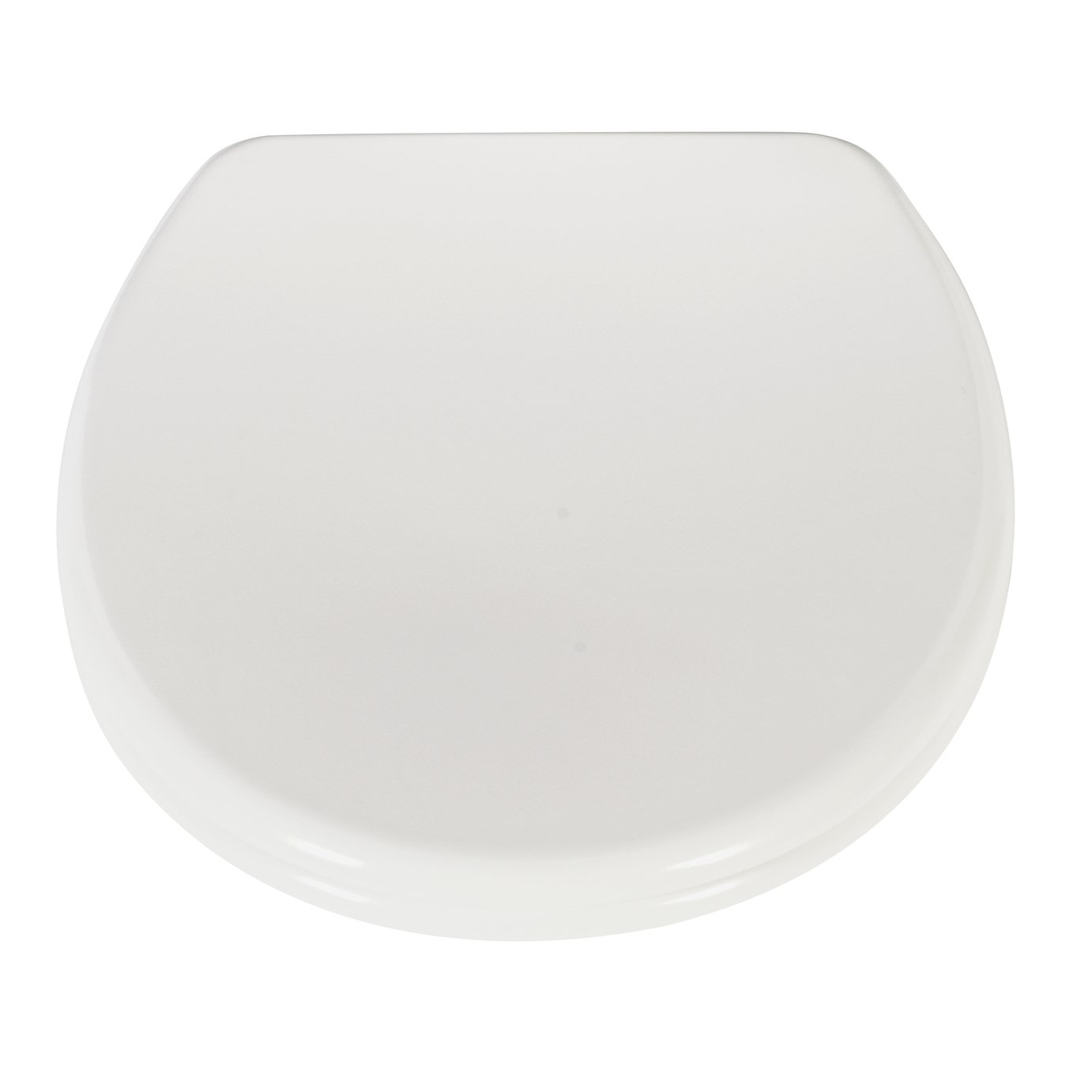 Argos Home Thermoplastic Slow Close Toilet Seat - White (8336484