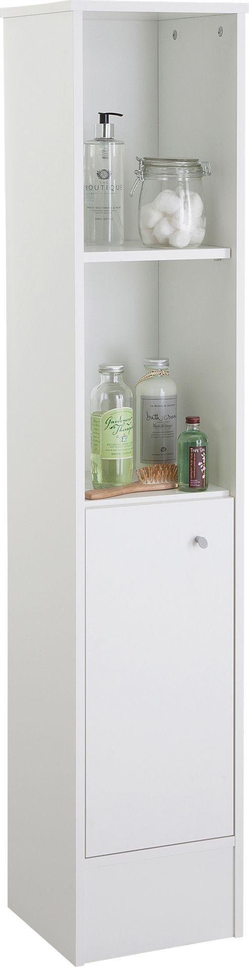 Argos Home Malibu Tall Bathroom Cabinet - White