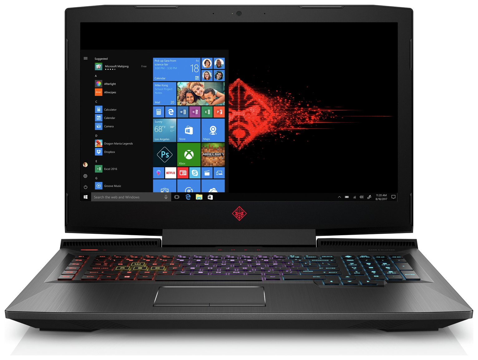 HP Omen 17 Inch i7 8GB 1TB 128GB GTX1050Ti Laptop review